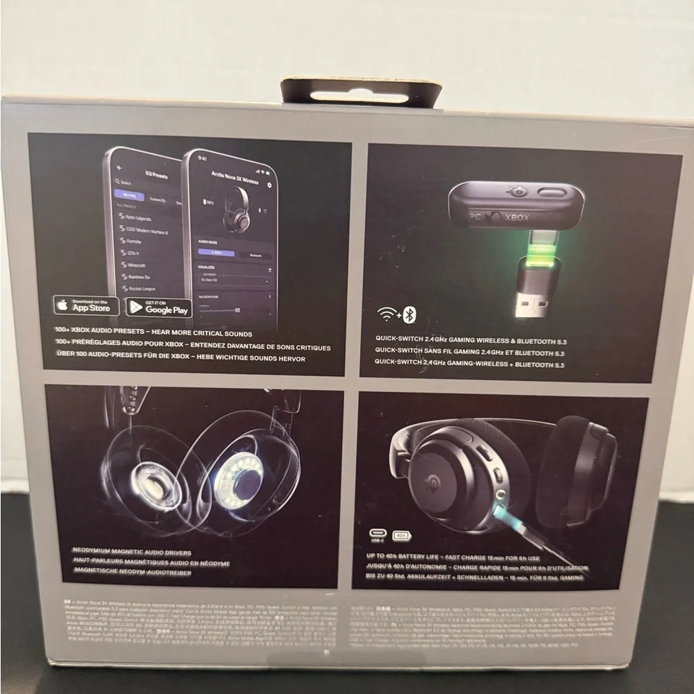 SteelSeries Arctis Nova 3X Wireless Headset - Black